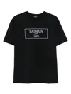 Balmain Logo-print T-shirt In Black