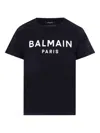 Balmain Logo-print T-shirt In Black