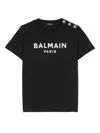 Balmain Logo-print T-shirt In Black