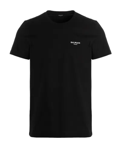 Balmain Black Cotton T-shirt