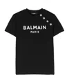 Balmain Logo-print T-shirt In Black