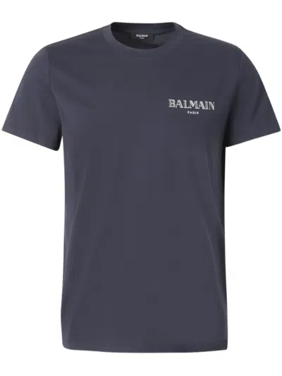 BALMAIN LOGO-PRINT T-SHIRT
