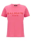 Balmain Logo T-shirt With Buttons