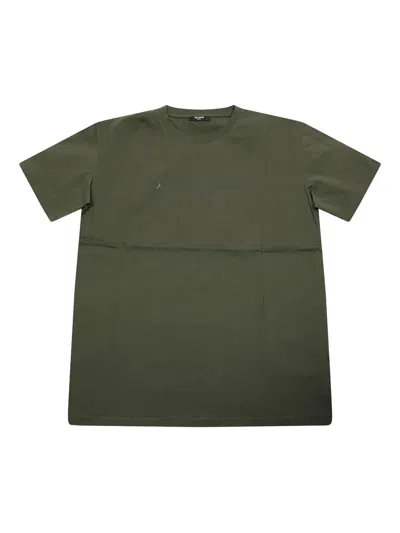 Balmain Kids' Logo-print T-shirt In Green