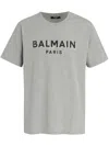 Balmain Paris T-shirt In Grey