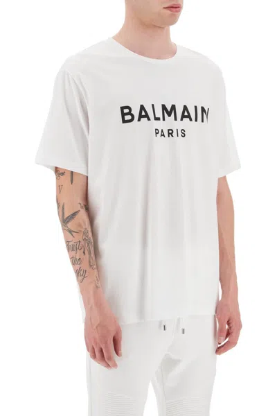 Balmain Logoed T-shirt In White
