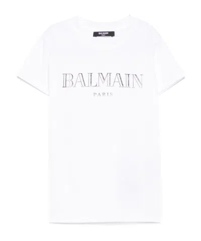 BALMAIN LOGO-PRINT T-SHIRT