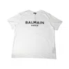 Balmain Logo-print T-shirt White In White