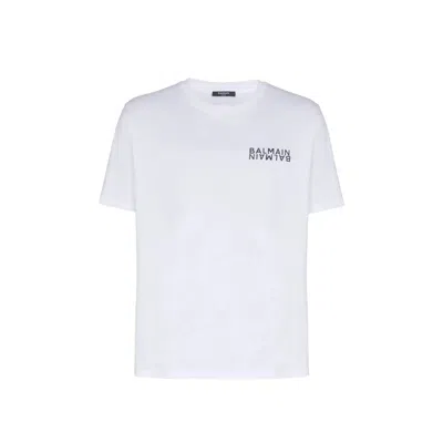 BALMAIN BALMAIN LOGO PRINT T SHIRT