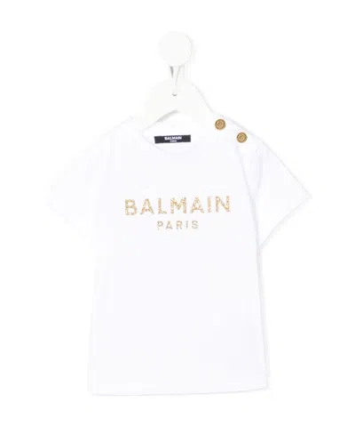 Balmain Logo-print T-shirt In White