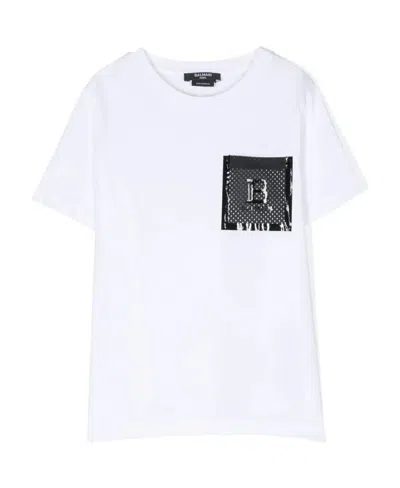 Balmain Logo-print T-shirt In White