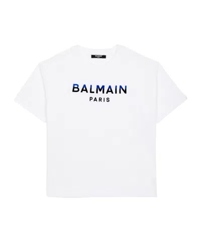 Balmain Logo-print T-shirt In White