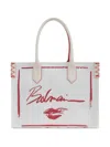 Balmain Logo-print Tote Bag In White