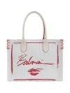 Balmain Logo-print Tote Bag In White