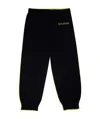 Balmain Logo Print Track Pants In Black