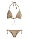 Balmain Two Piece String Bikini Swimsuit