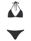 Balmain B Triangle Bikini In Black