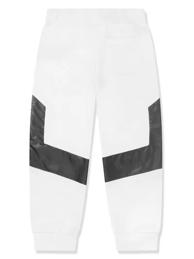 Balmain Kids' Logo-print Trousers In White