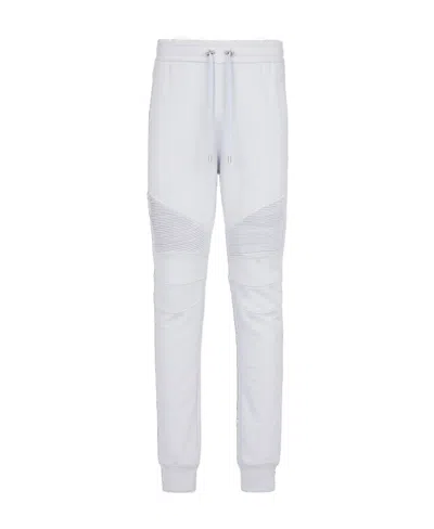 Balmain Logo Printed Cotton Jogging Bottoms