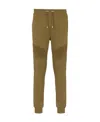 Balmain Logo Printed Cotton Jogging Bottoms