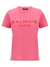 BALMAIN BALMAIN LOGO PRINTED CREWNECK T