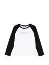 Balmain Logo Printed Raglan T-shirt In Multi