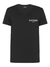 Balmain Logo-printed T-shirt In Black