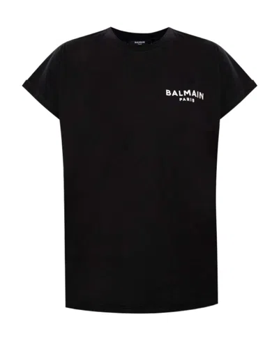 BALMAIN BALMAIN LOGO PRINTED T-SHIRT