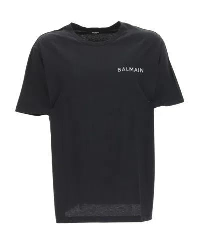 Balmain Logo-printed T-shirt In Black
