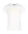 Balmain Logo Printed T-shirt In White