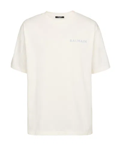 Balmain Logo-printed T-shirt In White