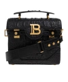 Balmain Logo Shoulder Bag In Black