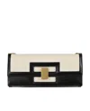 Balmain Logo Shoulder Bag In Black