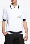 Balmain Logo Signature Embroidered Polo T-shirt