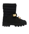 Balmain Logo Ski Boots In Black