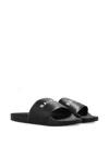 Balmain Logo Slides In Black