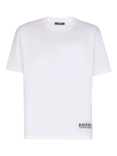 Balmain Basic Short Sleeves T In White