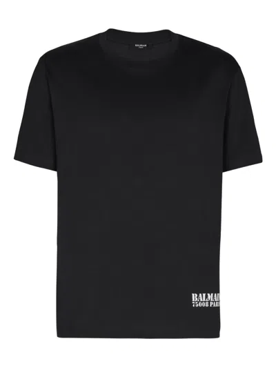 Balmain Logo-stamp T-shirt