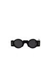 Balmain Logo Sunglasses In Black