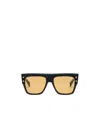 Balmain Logo Sunglasses In Brown