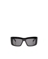 Balmain Logo Sunglasses In Gray