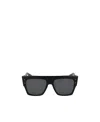 Balmain Logo Sunglasses In Gray