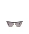 Balmain Logo Sunglasses In Gray