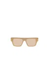 Balmain Logo Sunglasses In Nude