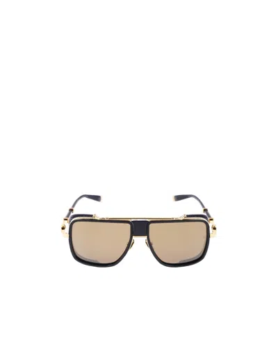 Balmain Logo Sunglasses In Nude