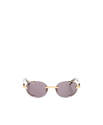 Balmain Logo Sunglasses In Nude