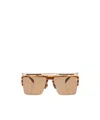 Balmain Logo Sunglasses In Nude