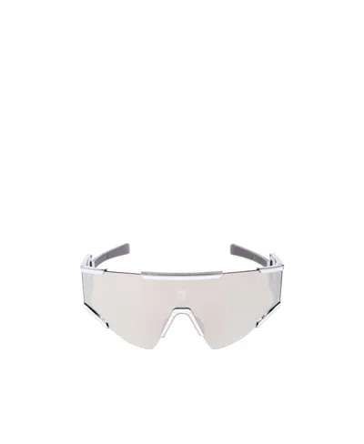 Balmain Logo Sunglasses In White
