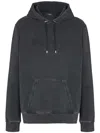 Balmain Logo-embroidered Cotton-jersey Hoodie In Gray