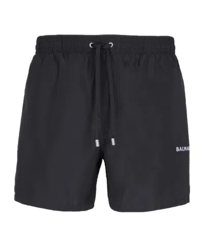 BALMAIN BALMAIN LOGO SWIM SHORTS